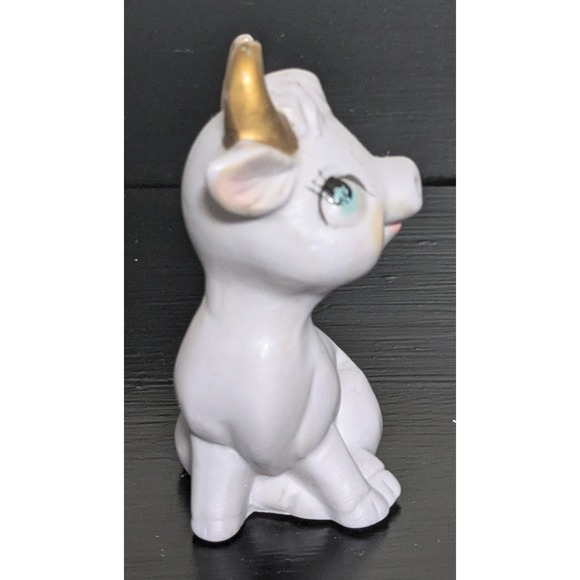 Kelvin's Japanese Purple Sitting‎ Cow Figurine Matte Finish 3 1/2" - Picture 4 of 9